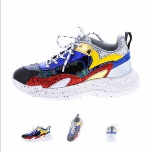 Glitter sequin sneakers